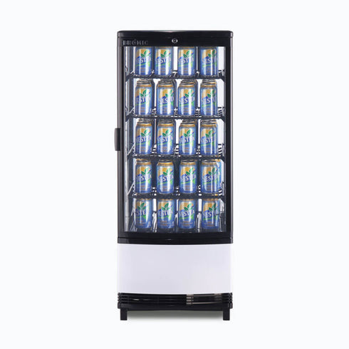 Bromic Countertop Fridge – 98L – 1 Door – Curved Glass - CT0100G4BC-NR